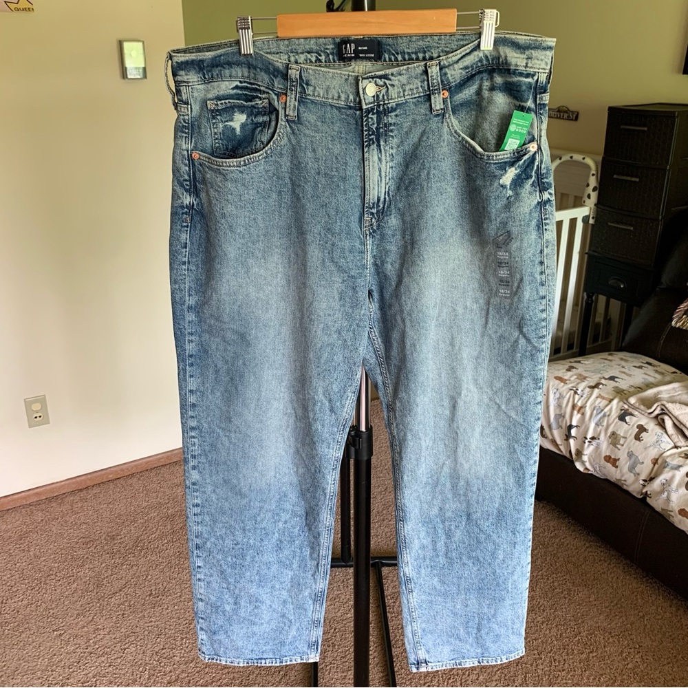 Gap 90s Loose Wide Leg Jeans NWT 18 34